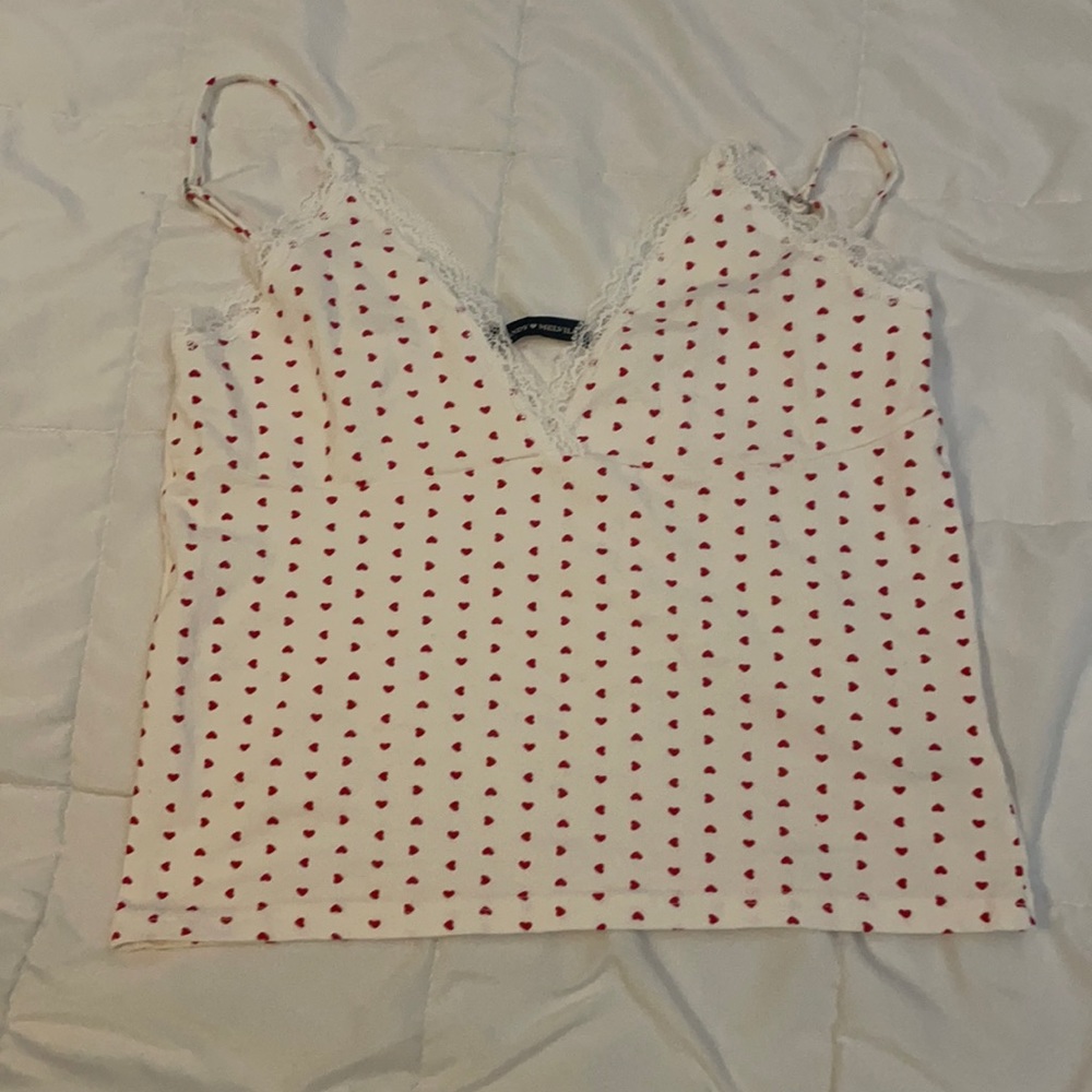 Brandy Melville heart tank top